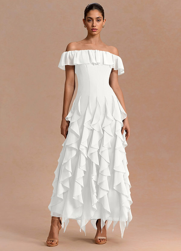 Yvette White Maxi Dress image1