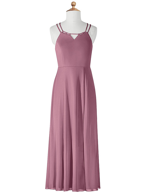 Elegantes Vestidos Sin Mangas Para Damas De Honor Junior Malva Vintage