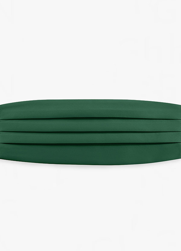 front Ceinture de smoking classique en satin mat pour hommes