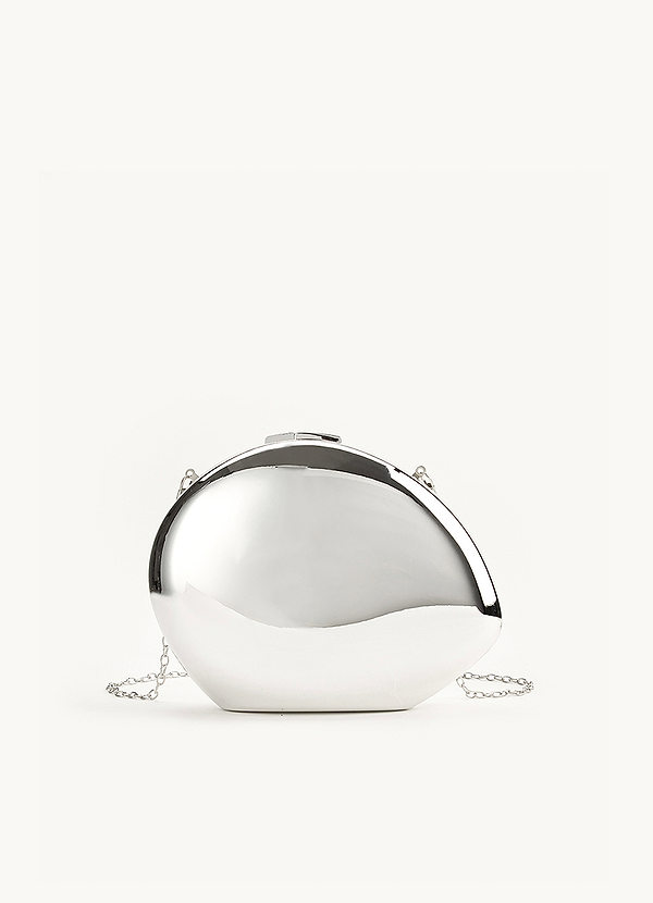front Metallic Mirror Shoulder Bag