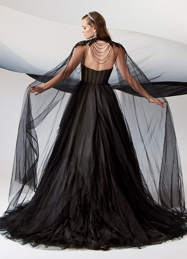 back Azazie Wednesday Wedding Dress
