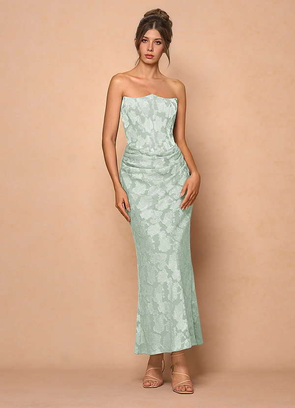 Ezrena Mint Green Maxi Dress image1