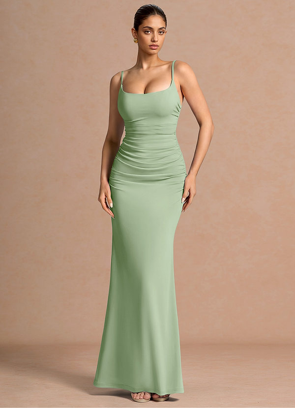 Jolene Light Green Maxi Dress image1