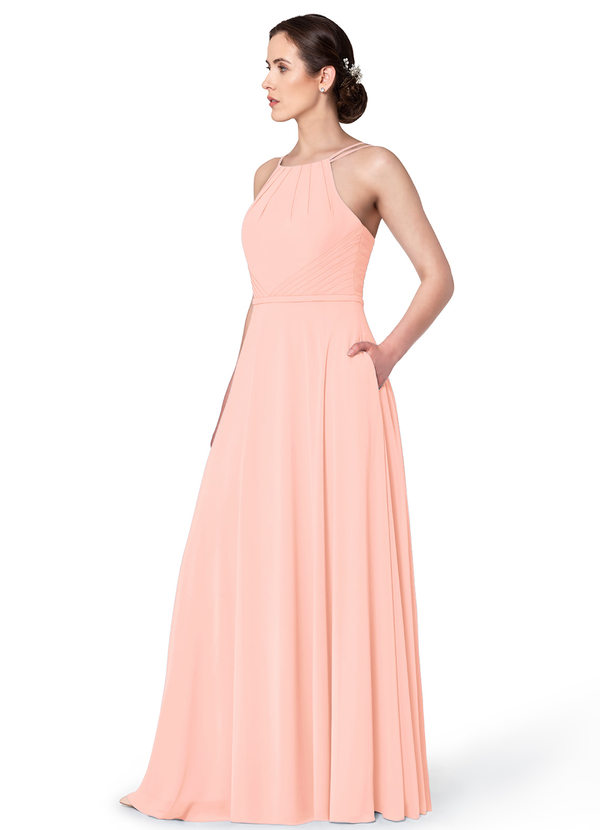  Azazie  Melinda Bridesmaid  Dress  Coral  Azazie 