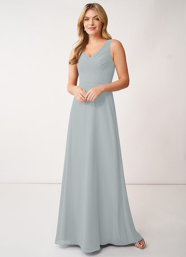 Dolphin Grey Azazie Nala Bridesmaid Dresses Azazie