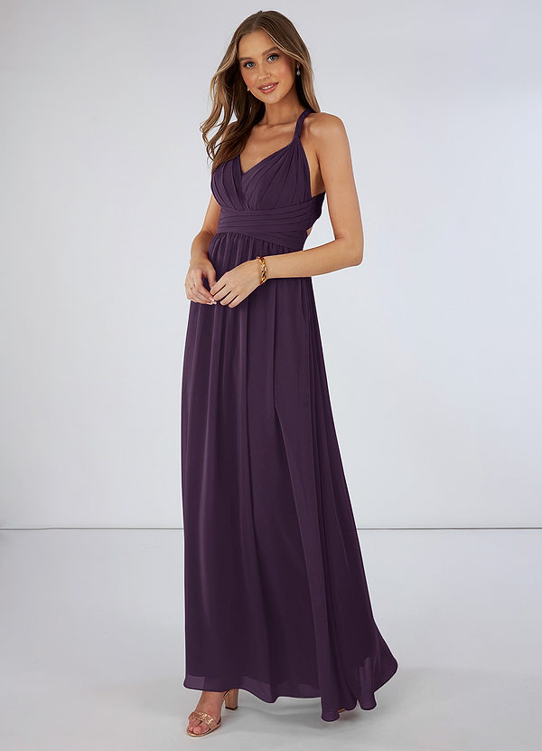 Plum Azazie Ashia Bridesmaid Dresses | Azazie