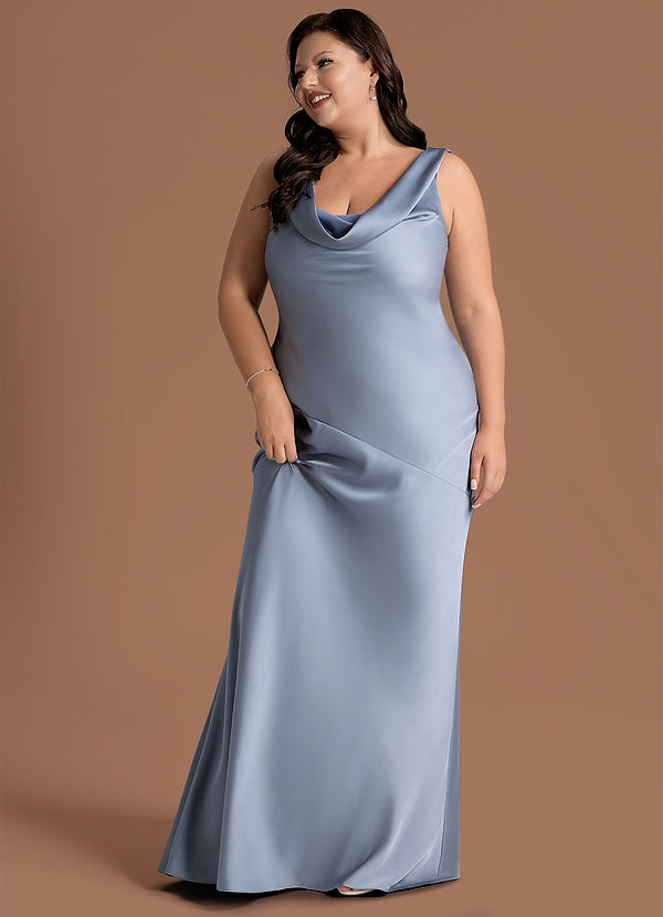 Vestido Azul Pálido Largo Rylina image1