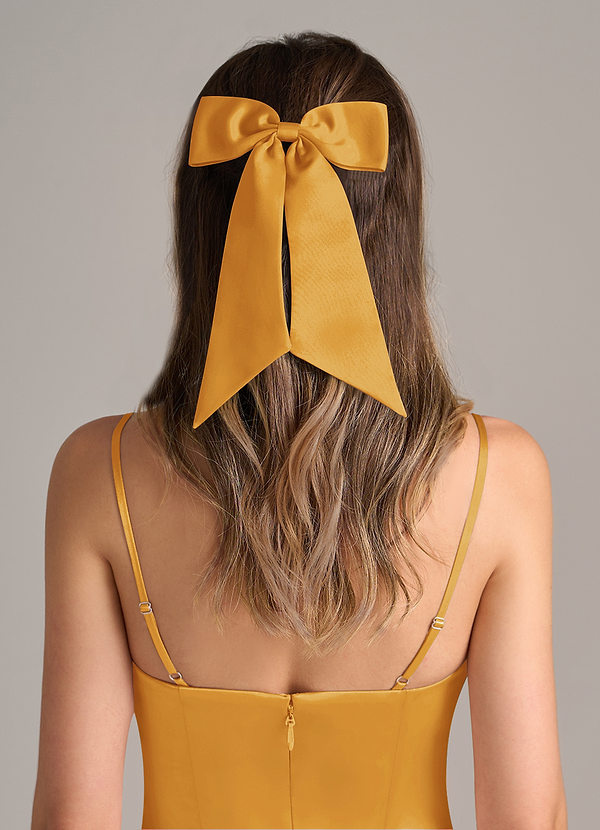 front Matching Color Bow Hair Clip Set