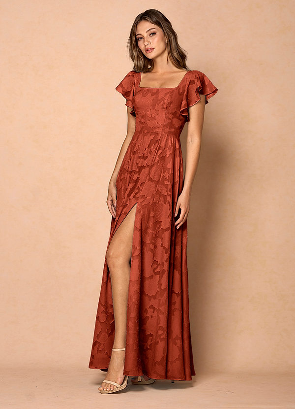 Anna Auburn Ruffled Maxi Dress image1
