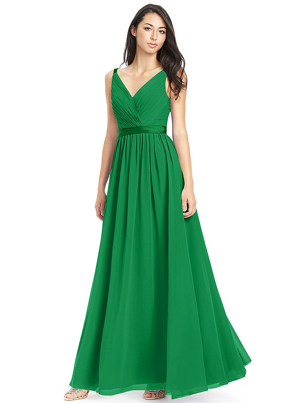 moss bridesmaid dress