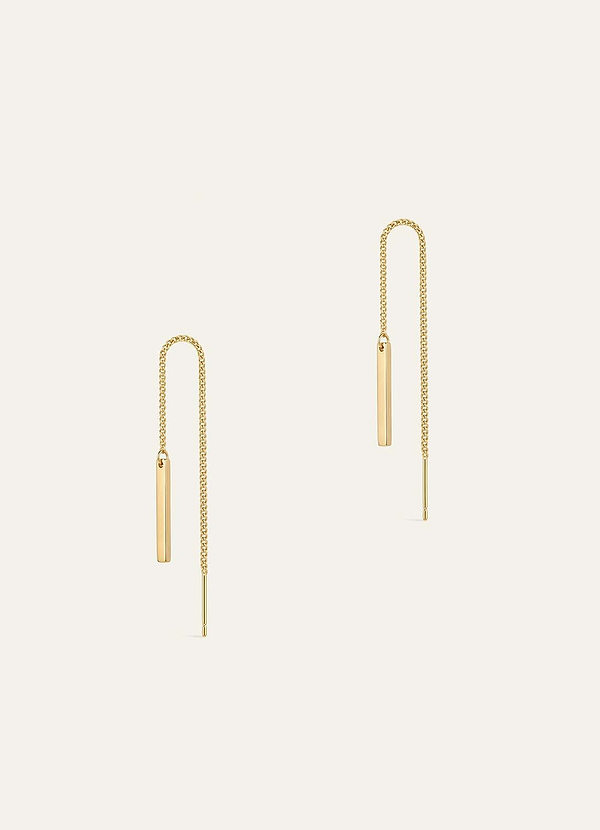 front Gouden Glow Ketting Oorbellen