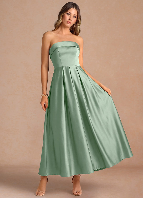 Iseabail Light Green Maxi Dress image1