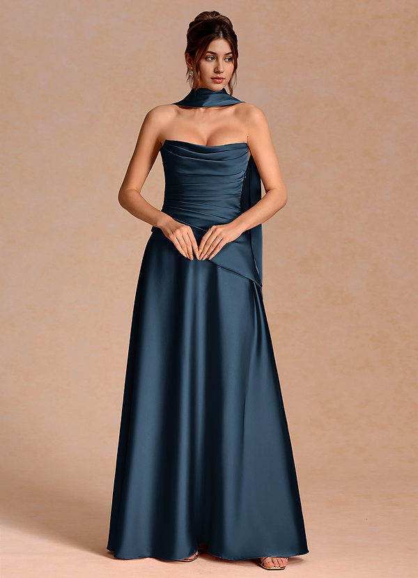Aleeyah Dark Navy Maxi Dress image1