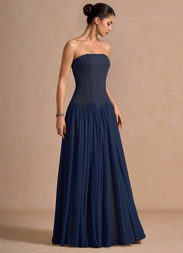 Robe Longue Marine Eirisse image1