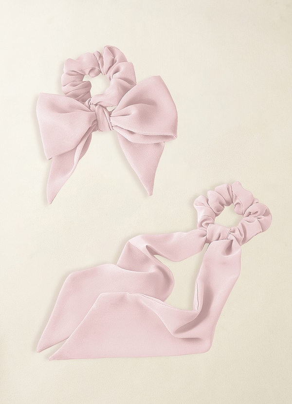 front Farblich passendes Chiffon-Multiway-Haartuch-Scrunchie-Set