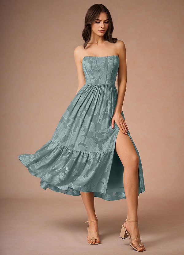 Eole Powder Blue Midi Dress image1