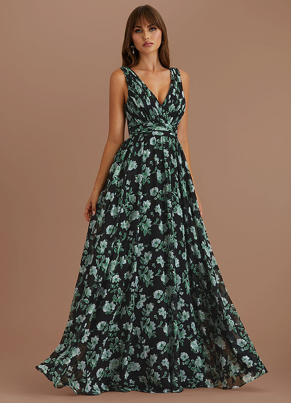 Koryn Noir Bloom Maxi Dress image1