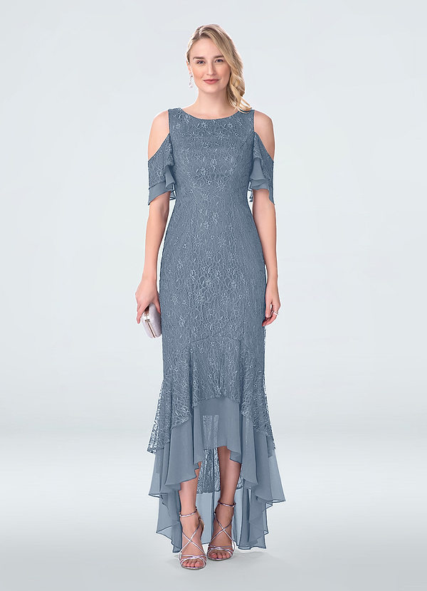 malibu blue mother of the bride dress