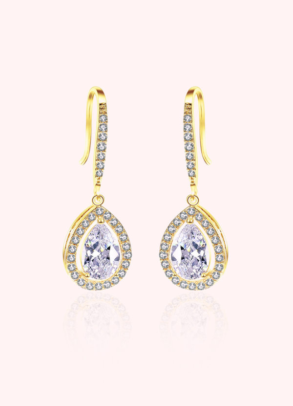 front Classic Teardrop Earrings