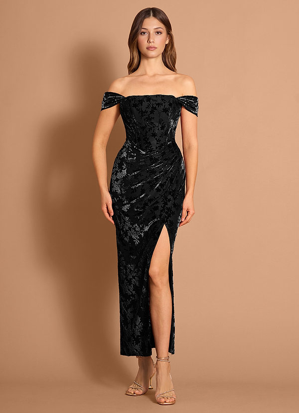 Lirael Black Maxi Dress image1