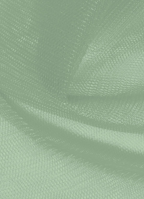 front Azazie Matcha Tulle Fabric By the Yard