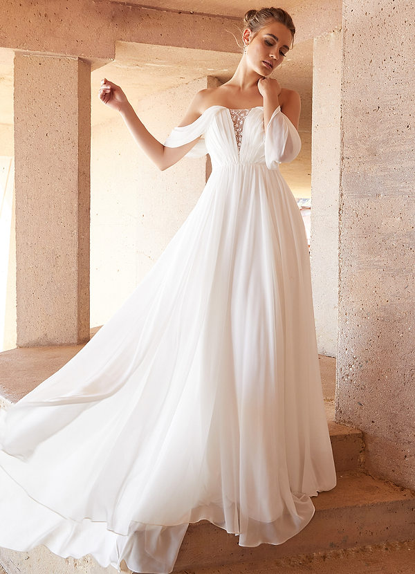 Backless Chiffon Wedding Dresses