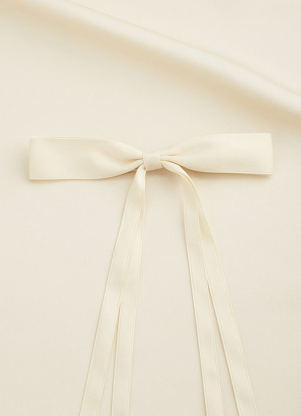front Pinces à cheveux avec nœud en satin