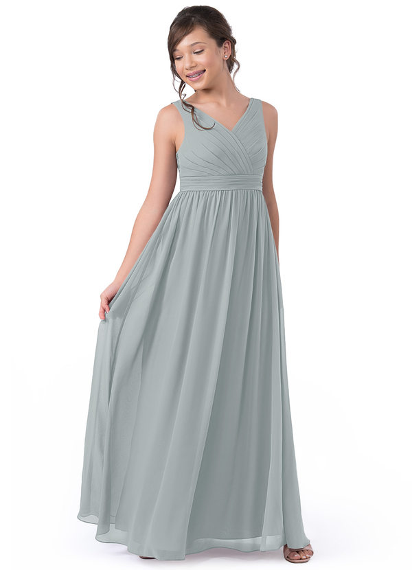 Dolphin Grey Azazie Kora Junior Bridesmaid Dresses Azazie