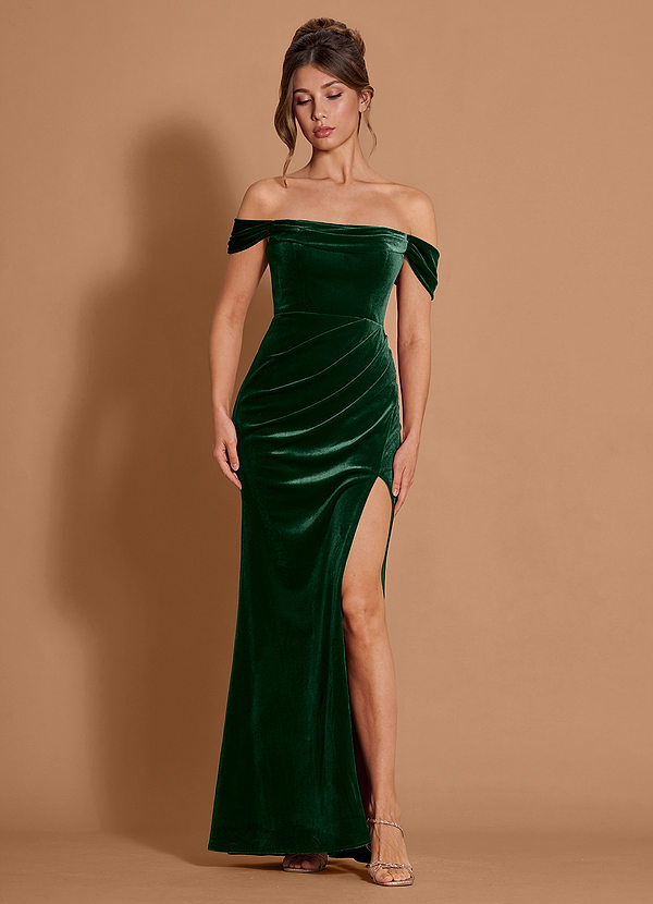 suknia Łowca Zielony Maxi Vionette image1