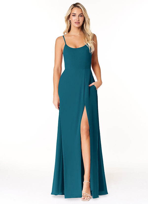 Ink Blue Azazie Moira Bridesmaid Dresses | Azazie