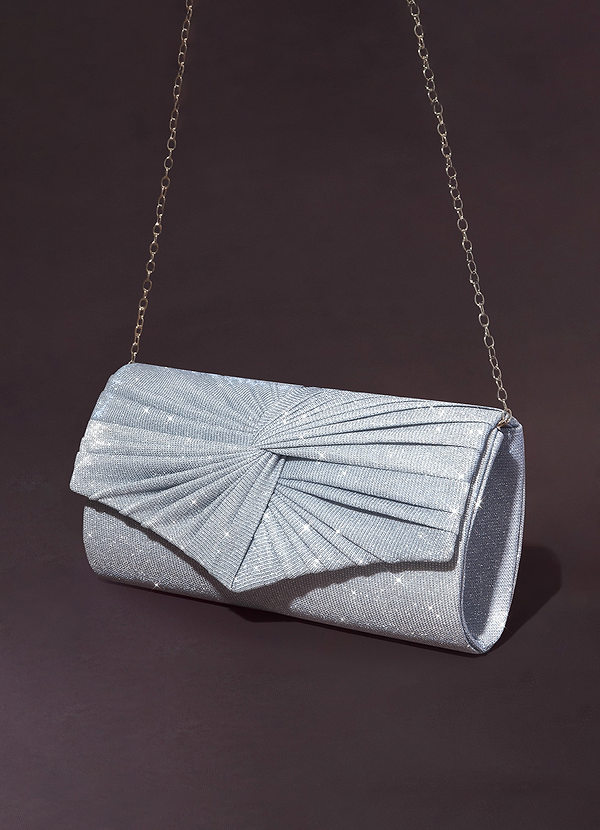 back Gradient Pleated Clutch Bag
