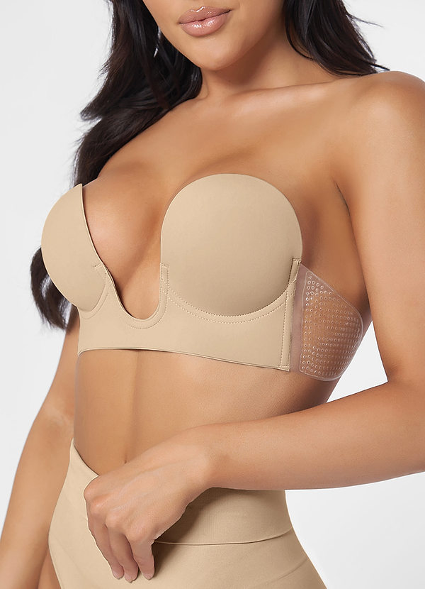 front Strapless Backless Plunge Bra