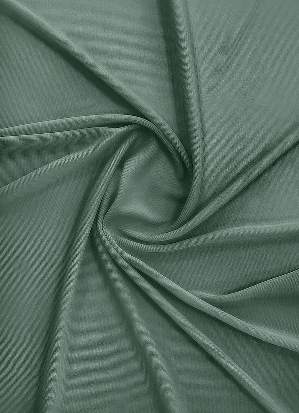 front Azazie Eucalyptus Stretch Mesh Fabric By the Yard
