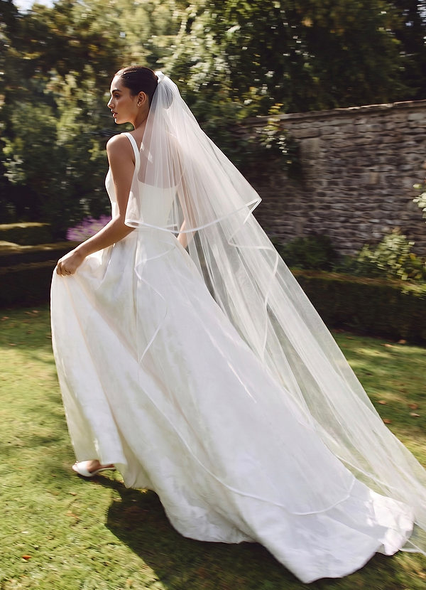 front Coiled Serenity Chapel Veil