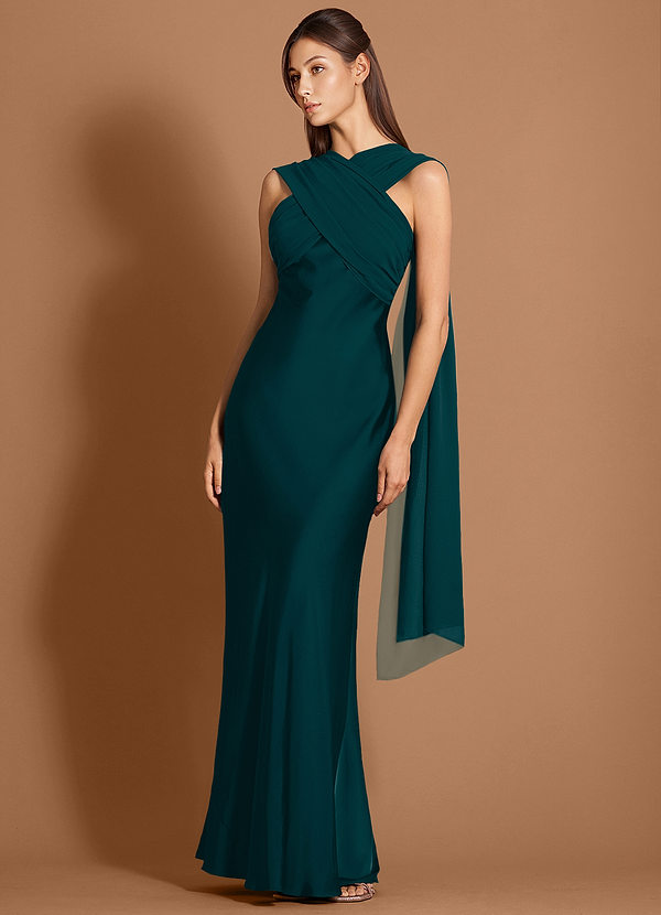 Vestido Verde Bosque Largo Tiriana image1