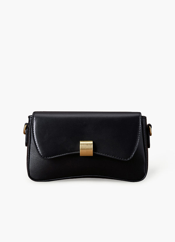 front Chic Solid Color Underarm Bag