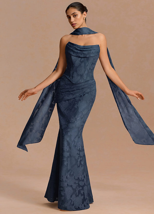 Katia Navy Maxi Dress image1