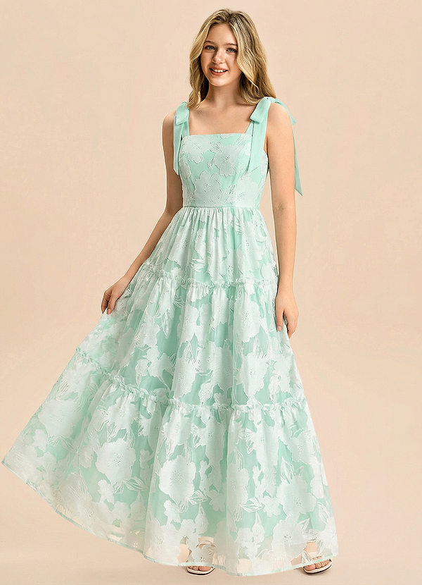 front Azazie Elara Junior Formal Dress