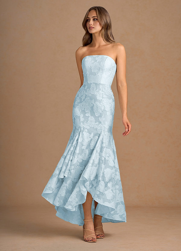 Avina Pale Blue Midi Dress image1