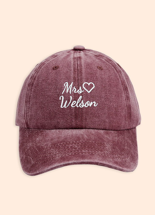 front Sombrero de novia bordado personalizado