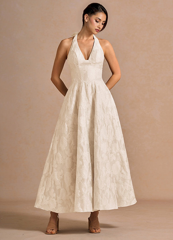 Robe Longue Crème Ivellea image1