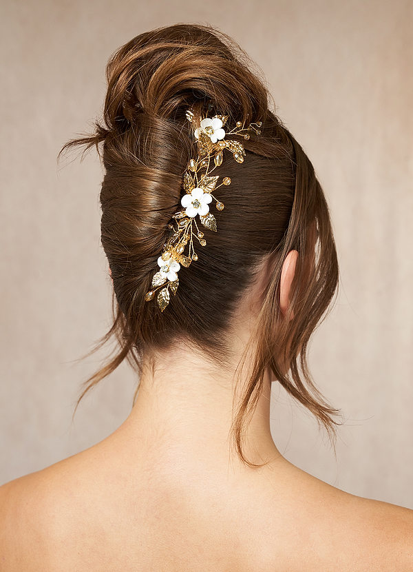 front Blossom Beauty Hair Pins