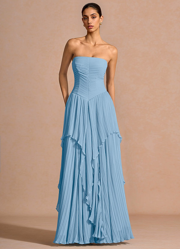 Robe Longue Bleu Brumeux Kerensa image1