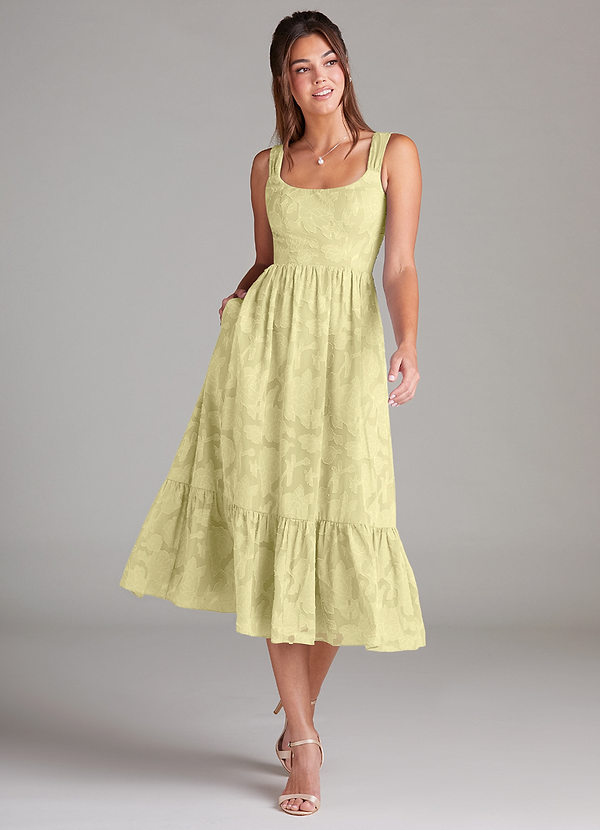 Azazie Alissa Brautjungfernkleid in Zitronensorbet | Azazie
