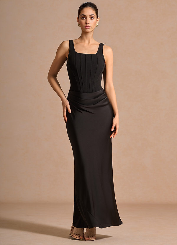 Serina Black Maxi Dress image1
