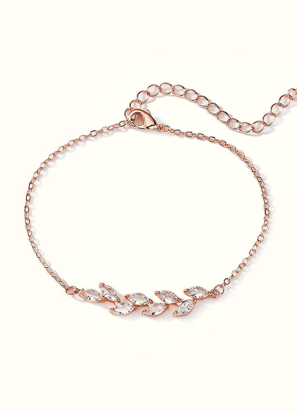 front Willow Branch Zircon Bracelet