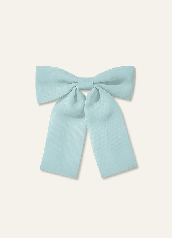 front Girls Chiffon Bow Hair Clip