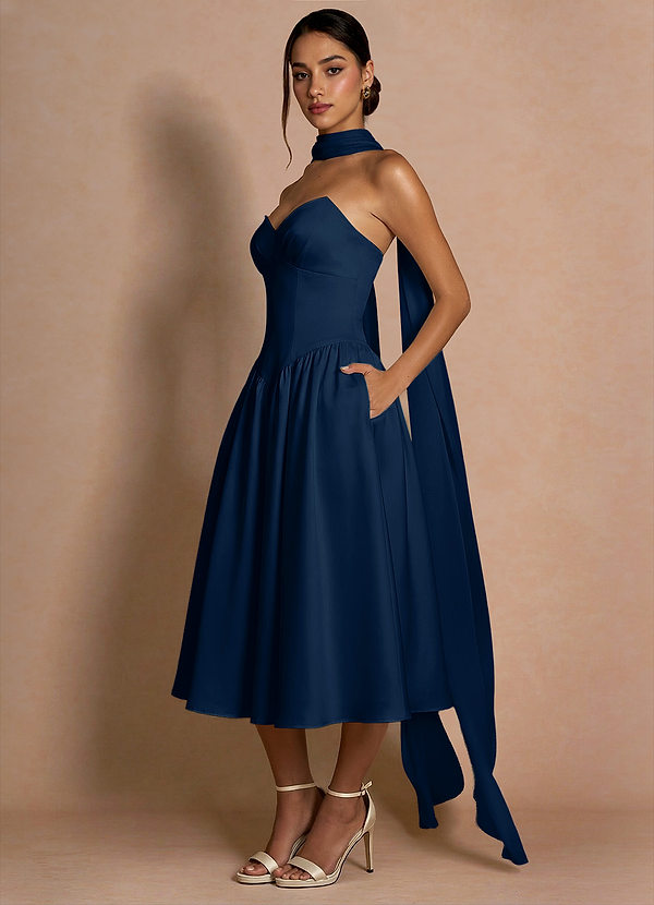 Teylora Navy Midi Dress image1