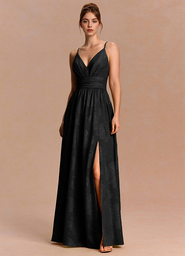 Anaëlle Black Maxi Dress image1