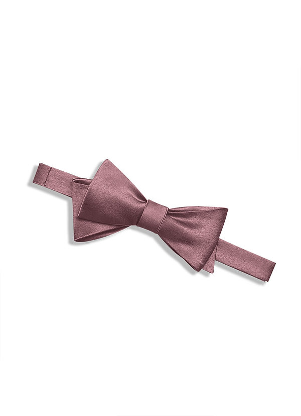 front Matte Satin Bow Tie